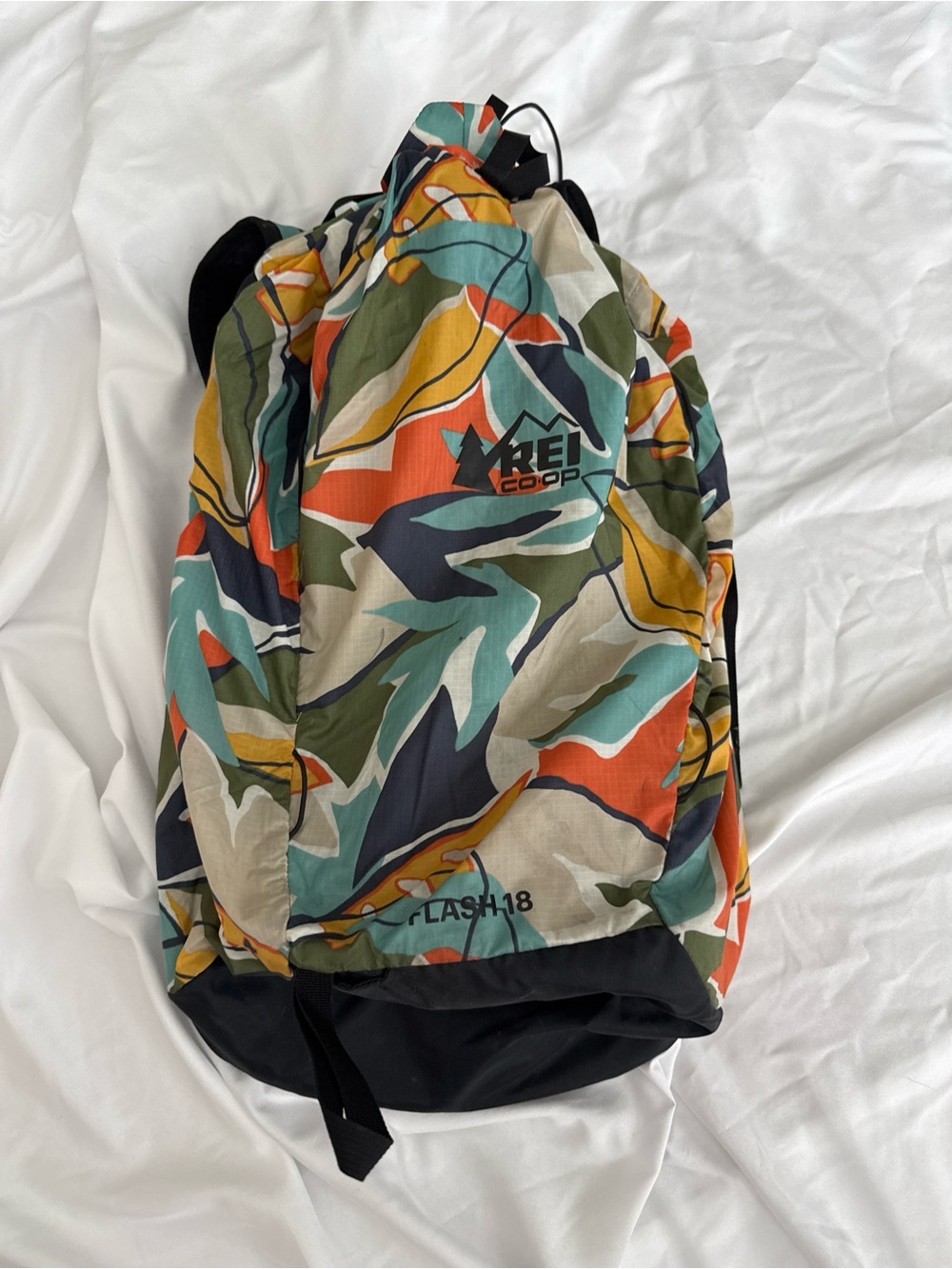 REI Flash 18 Pack — Multicolor Leaf Camo